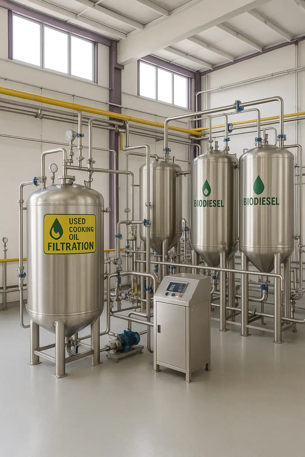 Used cooking oil recycling process for biodiesel production - biccompany