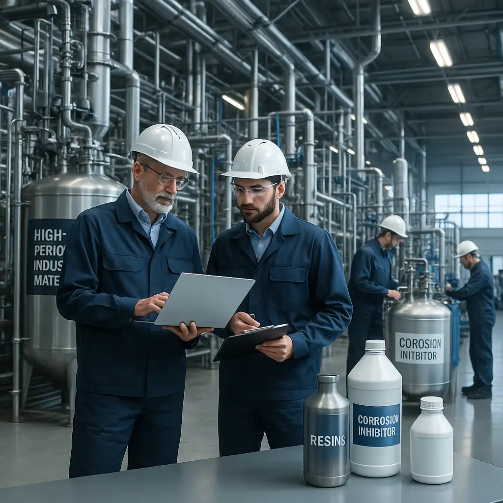 Industrial chemical use in manufacturing