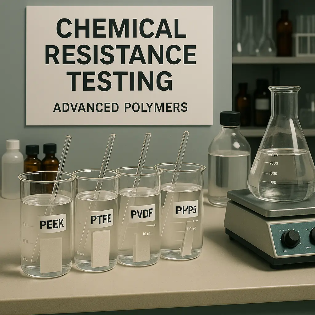 Laboratory testing of chemical-resistant polymers