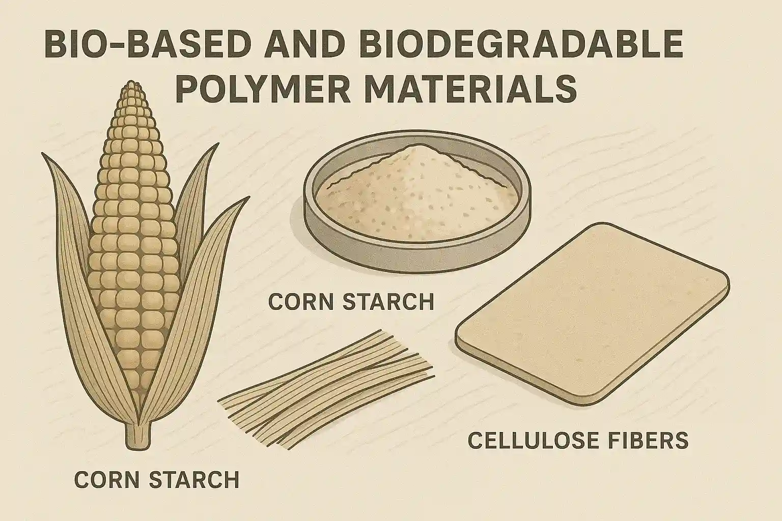 Bio-based and biodegradable polymer materials derived from renewable sources