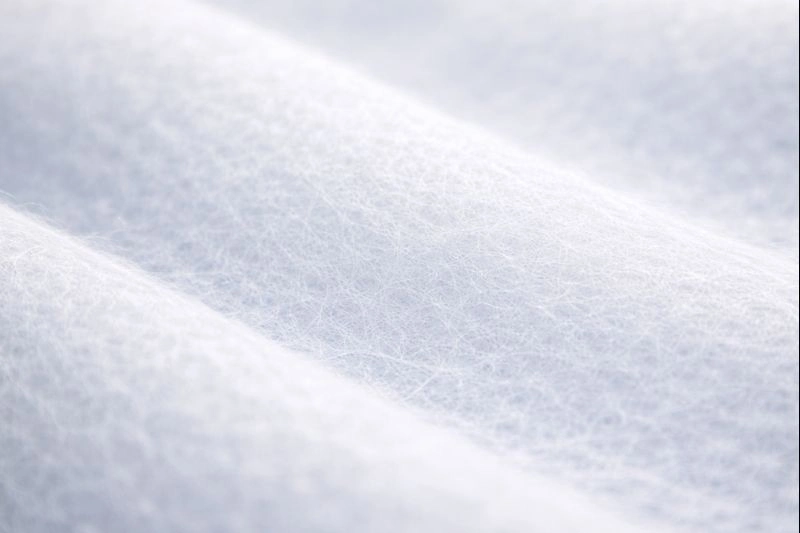 Meltblown nonwoven fabric texture